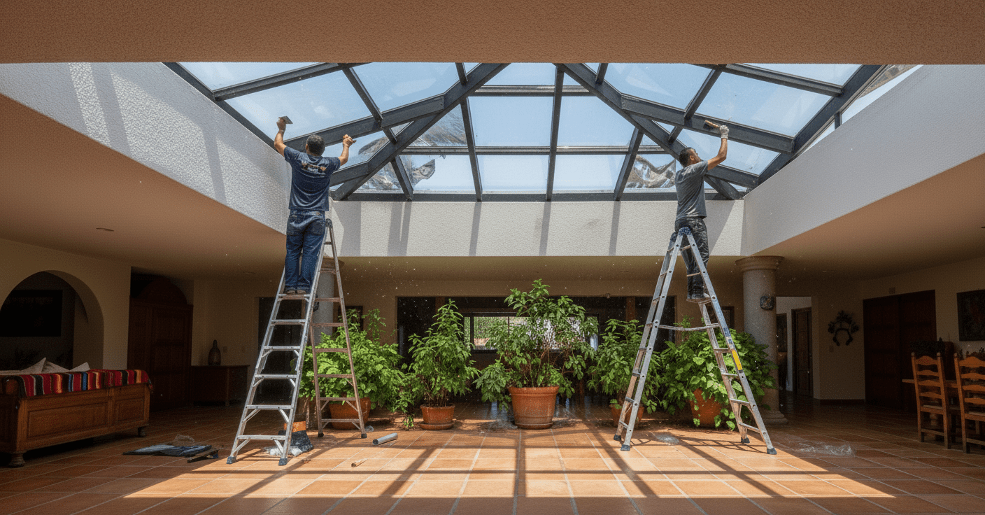 Pelicula Vidrio Templado 3 Beneficios de película de control solar para domos