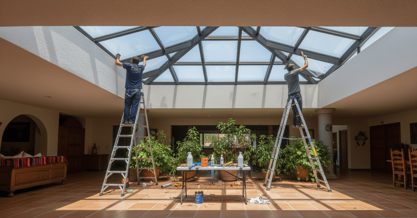Polarizado espejo 7 Película reflectiva tipo espejo para ventanas