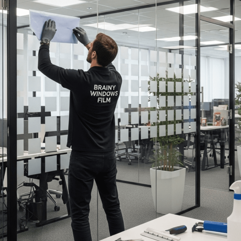 Venta de pelicula decorativa esmerilada.