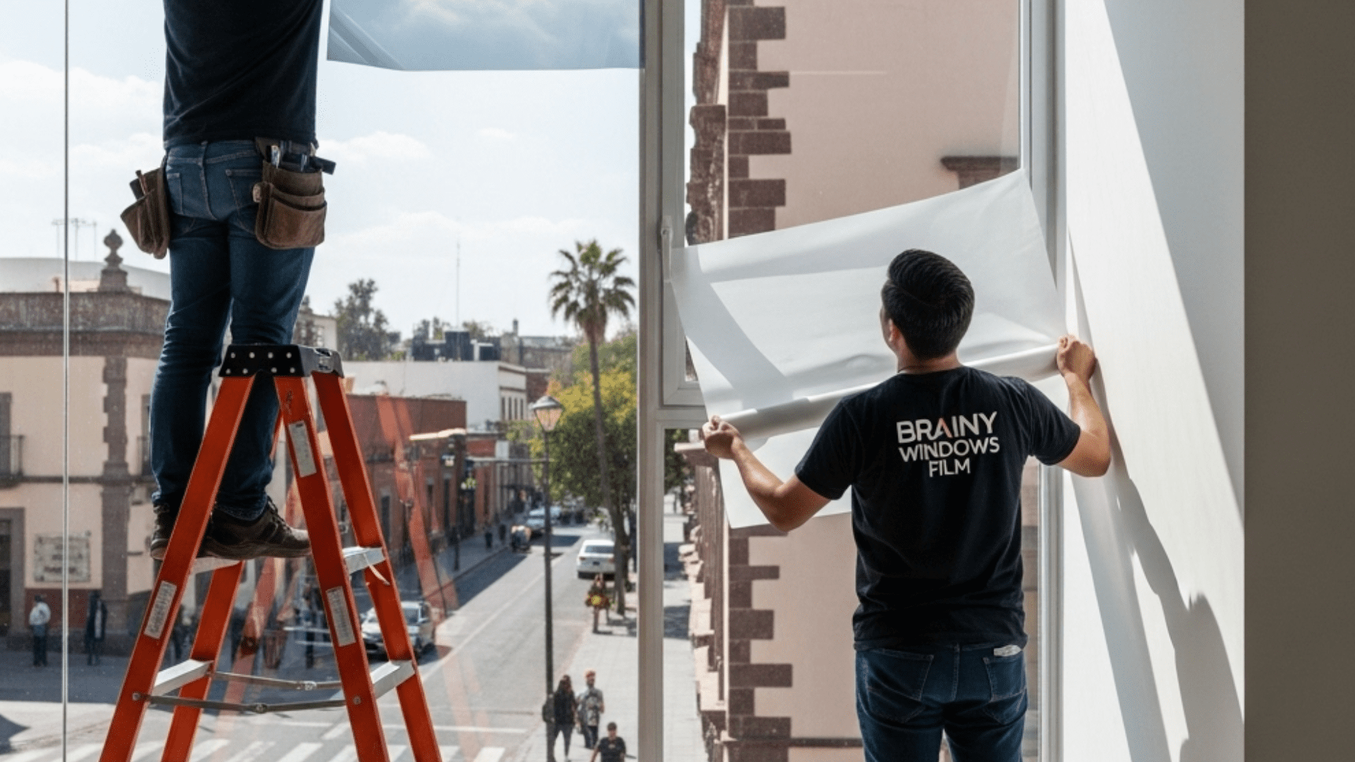 Película Para Ventanas Querétaro 4 Polarizado UV tipo espejo para ventanas en Querétaro
