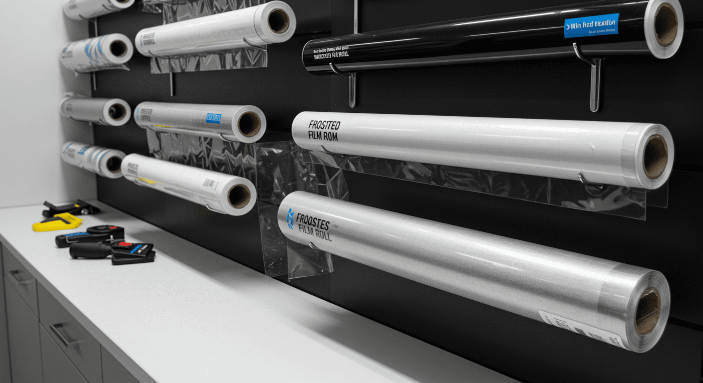 Rollo de película de seguridad y control solar 3M listo para instalación profesional