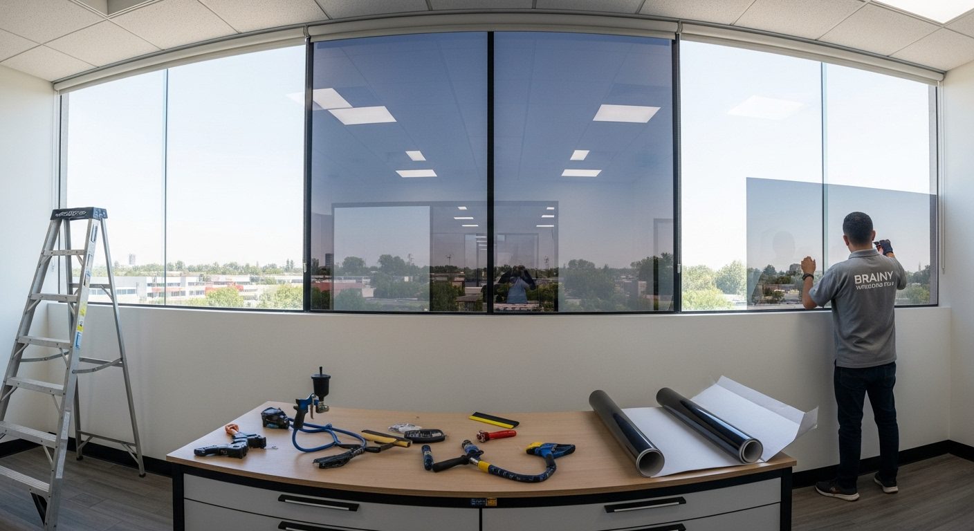 Película antirreflejante para vidrios 3 Instalación de película anti reflejo para ventanas