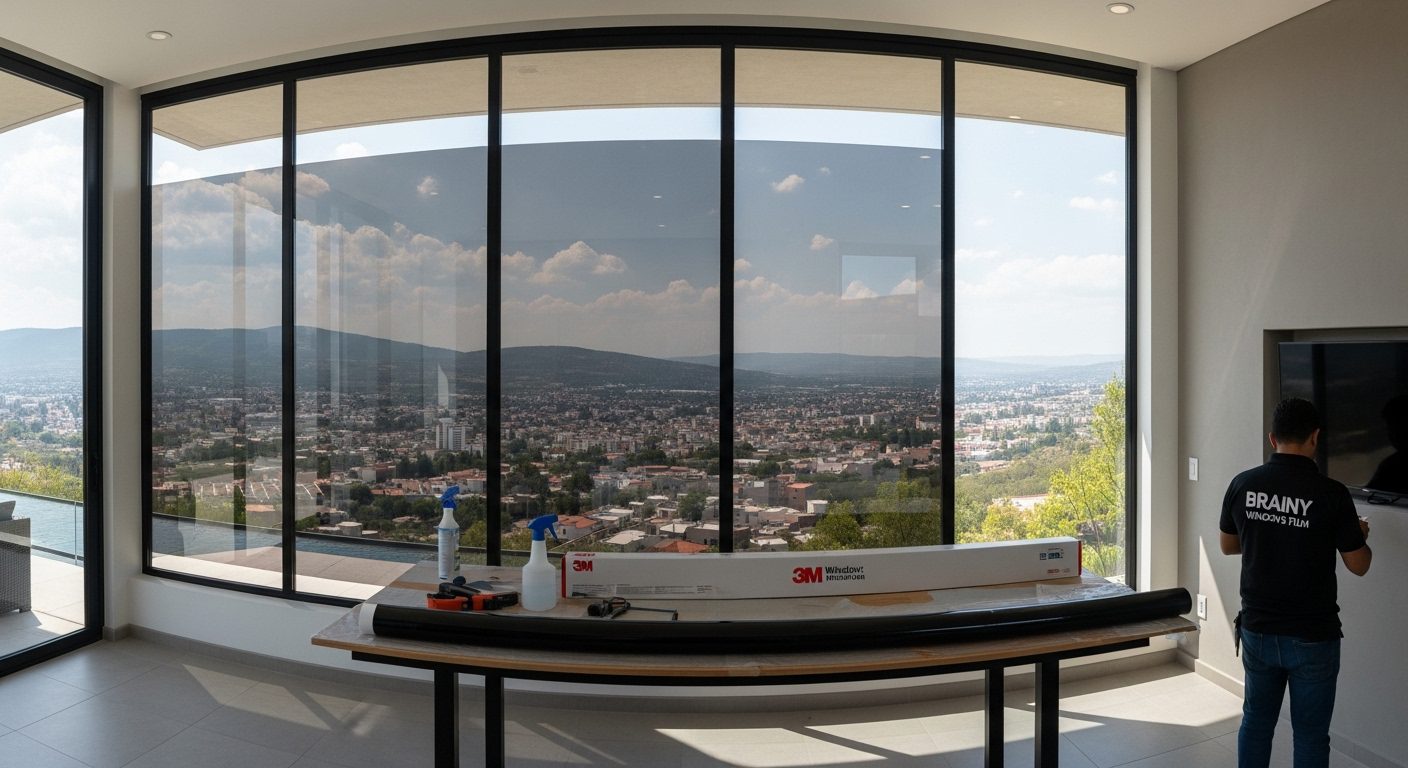 Venta de película de seguridad 3M para bodegas en México.