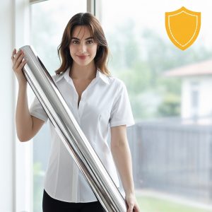 Venta de papel rollo polarizado espejo.