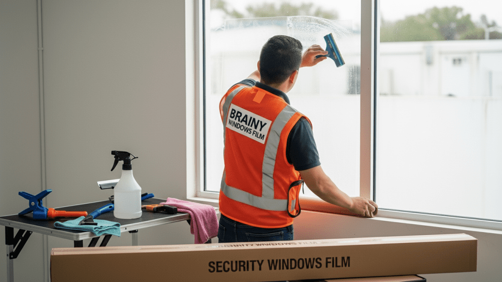 Pelicula de seguridad transparente